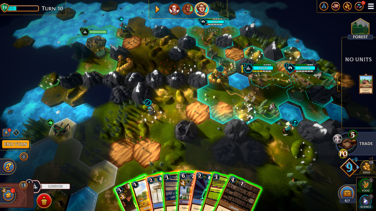 Hexarchy gameplay